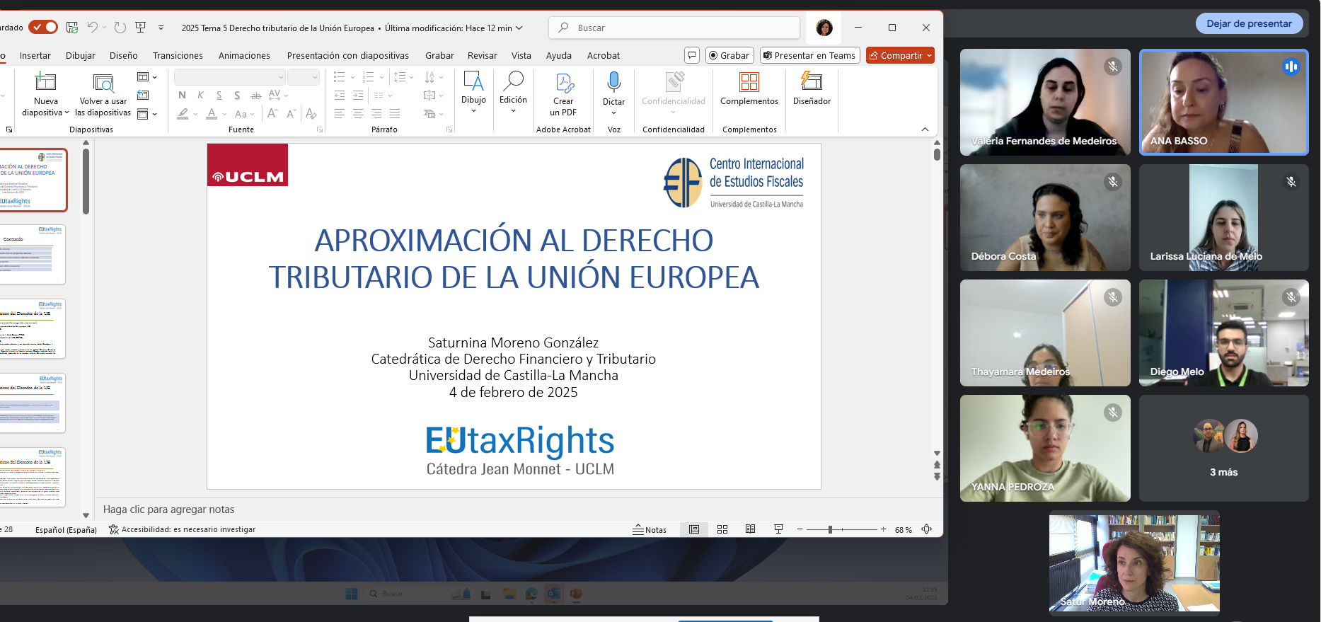 Lee más sobre el artículo Participación en el Programa de Posgrado en Ciencias jurídicas de la Universidade Federal da Paraíba (Brasil)